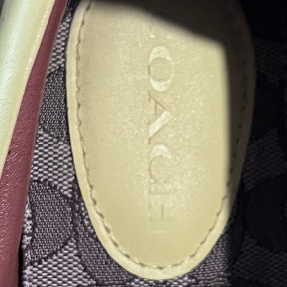 🎈SALE 🥾Coach Men Authentic Yellow Chunk Leather Lug Sole C8331 loafers size 8 - Picture 5 of 7